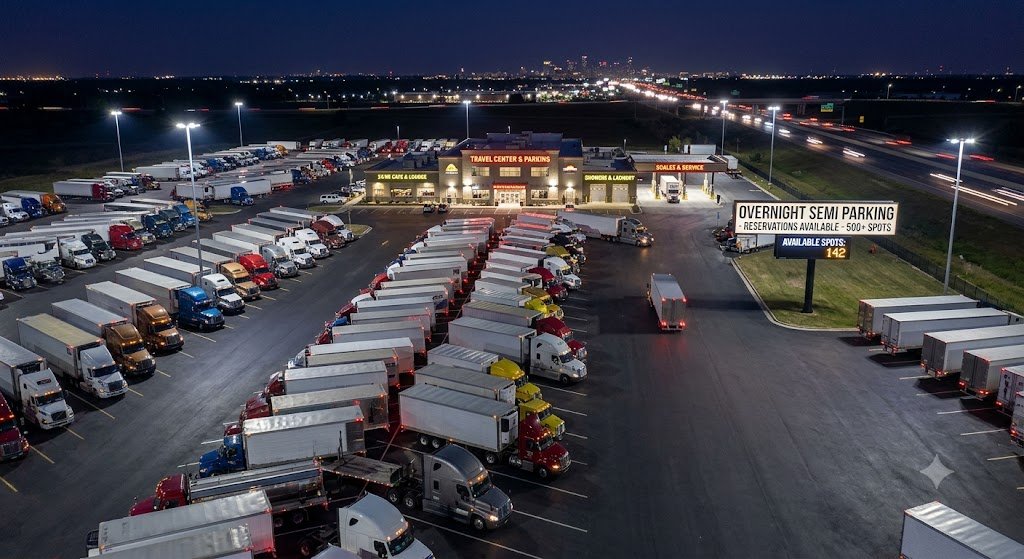Where Can I Park My Semi Truck Overnight