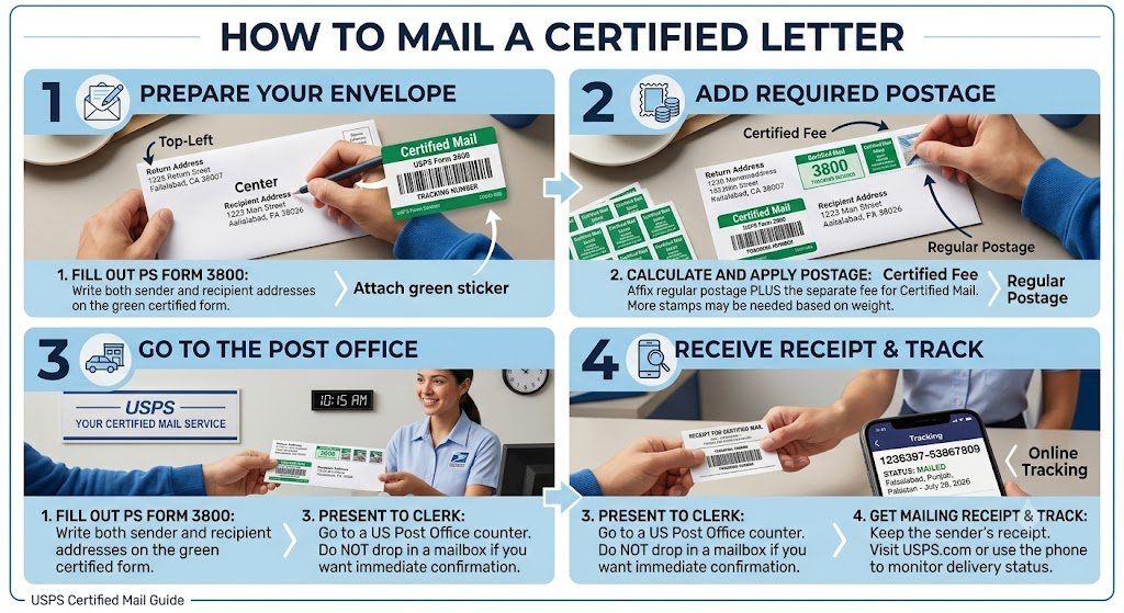 how to mail a certified letter