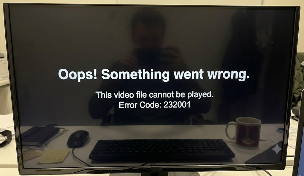 Error code 232001
