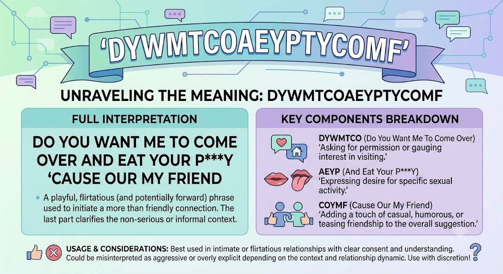 dywmtcoaeyptycomf Meaning in Text